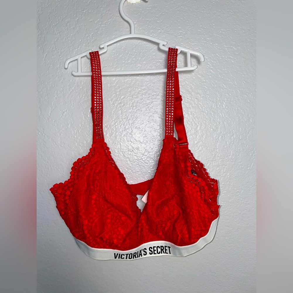 Victoria secret red bling brallete